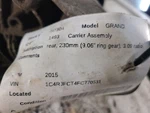 Used Differential Carrier Assembly Fits: 2015 Jeep Grand Cherokee Rear 230MM 9.0. Fixed Price $270.89.