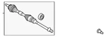 Genuine Mazda Axle Assembly FTB8-25-50X. Fixed Price $670.84.