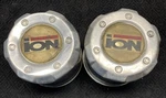 Set Of 2 Ion Alloy Wheel Center Rim Cap Hub Push Through Cover Aftermarket Red. Fixed Price $34.99.