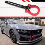 24-25 Ford Mustang S650 Blk Red Folding Ring Screw Front Bumper Tow Hook. Fixed Price $23.99.