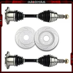 For Gmc Yukon 1500 4.8L 5.3L 6.0L 2000-06 Front Cv Axle + Brake Discs Rotors. Fixed Price $277.59.
