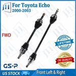 Oe Front Pair Left Right Cv Axle Shaft Set For 2000-03 Toyota Echo L4 1.5L Fwd. Fixed Price $194.64.