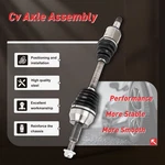 Single Speed Front Left Cv Axle For Dodge Durango 2011-2018 Grand Cherokee 3.6L. Fixed Price $66.39.