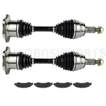 For 2005-2007 Chevy Silverado 1500 6X Front Brake Ceramic Pads & Cv Joint Axle. Fixed Price $159.98.