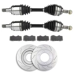 For 2007-2014 Toyota Fj Cruiser Base Trd 4.0L Front Cv Axle Brake Pads & Rotors. Fixed Price $266.99.