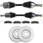 Front Cv Axles + Brake Pads & Rotors For Chevrolet Impala 3.5L 3.9L 2006-2009. Fixed Price $224.38.
