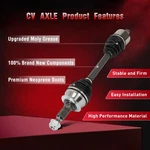 Front Left Right Side Cv Axle Assembly For 2019-2023 Gmc Sierra 1500. Fixed Price $90.99.