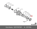 Genuine Oe Seal Oil SZ31957001 For Hino SZ319-57001. Fixed Price $17.19.