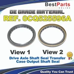 Drive Axle Shaft Seal Ref. 0CQ525596A For 12-13 Audi A3 22-24 Vw Tiguan. Fixed Price $52.99.