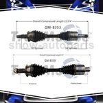 Trakmotive Front Left Right Cv Axle Shaft Joint For Cadillac Ats 2013 2014 2015. Fixed Price $302.47.
