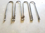 18" 3.5" Rear Axle U Bolts Set 99 00 01 02 03 04 Ford F250 F350. Fixed Price $124.09.