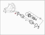 Genuine Mercedes A205 A207 A209 A217 C204 C205 C207 C209 Snap Ring 2119941035. Fixed Price $7.73.