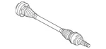 Genuine Audi Axle Assembly 420-501-203-B. Fixed Price $1496.05.