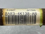 2015 Lincoln Mks 3.7L Passenger Right Axle Shaft Assembly 8A83-4K138-AB 16. Fixed Price $108.65.
