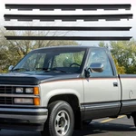 Fit For Chevy Truck Inner & Outer Window Sweep Felt Seal Weatherstrip Kit 4PC. Fixed Price $33.99.