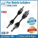 Oe Front Left & Right Pair Cv Axle Shaft Set For 1998-1999 Buick Lesabre Fwd. Fixed Price $187.09.
