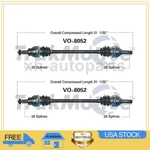 Fits 2006 2014 Volvo XC90 2X Rear Left Right Trakmotive Cv Axle Shaft Xh. Fixed Price $404.58.