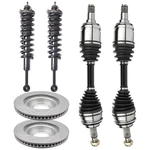 For Toyota Fj Cruiser 2007 2008-2014 Complete Struts Front Cv Axle Brake Rotors. Fixed Price $334.98.