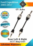 New Oe Rear Cv Axle 2003-2017 Ford Expedition Lifetime Warranty. Fixed Price $302.41.