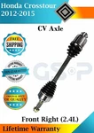 Gsp Oem Front Right Cv Axle For 2012-2015 Honda Crosstour 2.4L Lifetime Warranty. Fixed Price $145.00.