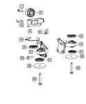 Genuine Mopar Rear Differential Isolator And Bracket 5273442AB. Fixed Price $94.01.