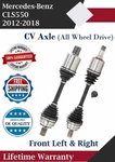 New Oe Front Cv Axles For 2012-2018 Mercedes CLS550 4X4 Lifetime Warranty. Fixed Price $275.41.