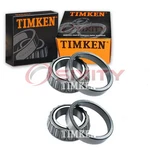 2 Pc Timken Front Outer Wheel Bearing And Race Sets For 1966-1970 Jeep Ek. Fixed Price $53.65.