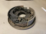 Oem 87-97 Ford F350 Single Wheel Sterling 10.25 Left Side Brake Backing Plate 3". Fixed Price $149.00.