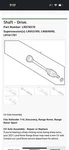 LR078570 LR161701 2020 - Land Rover Defender Rh Rear Axle Assembly. Fixed Price $500.00.