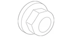 Genuine Mitsubishi Axle Nut MB515403. Fixed Price $10.96.