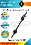 Gsp Oem Front Left Cv Axle For 2007-2012 Nissan Versa 1.8L Automatic Trans.. Fixed Price $104.99.