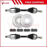 Fits Toyota 4RUNNER SR5 4.0L 2003-2009 Front Cv Axles + Brake Pads & Rotors. Fixed Price $240.26.
