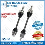Oe Front Pair Left Right Cv Axle Shaft For 2017 18 19 Honda Civic Fwd Manual. Fixed Price $248.79.