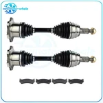 Front Cv Axle & Brake Ceramic Pads For 1999-2004 Chevrolet Silverado 1500. Fixed Price $169.68.