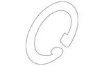 Genuine Volkswagen Stub Shaft C-clip 012-409-413-B. Fixed Price $7.07.