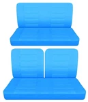Fits 1961 1967 Buick Skylark 2DOOR Front 50-50 Top And Rear Bench Seat Covers. Fixed Price $149.99.
