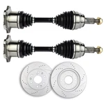 2PCS Front Brake Rotors & Cv Axle For Chevrolet Silverado 1500 1999-2006. Fixed Price $269.20.