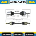 Trakmotive Fits Ford Taurus 2X Cv Axle Shaft Front Left Right. Fixed Price $196.31.