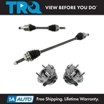 Trq Front Cv Axle Shafts & Wheel Hub Bearing Assemblies Set Of 4 For Prius. Fixed Price $249.95.