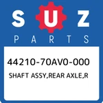 44210-70AV0-000 Suzuki Shaft Assy,rear Axle,r 4421070AV0000, New Genuine Oem Par. Fixed Price $248.08.