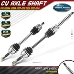 2X Front Left & Right Cv Axle Assembly For Nissan Versa 07-12 Tiida 07-14 Auto. Fixed Price $159.99.