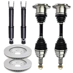 New Front Cv Axle + Brake Rotors Struts For 2003-06 Chevy Silverado 1500 6.0L. Fixed Price $321.09.