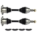 Fits Chevrolet Silverado 1500 4.3L 5.3L 2005-07 Front Cv Axle Brake Ceramic Pads. Fixed Price $170.68.