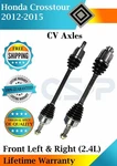 Gsp Oem Front Cv Axles For 2012-2015 Honda Crosstour 2.4L Lifetime Warranty. Fixed Price $276.39.