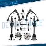 14PC 4WD Front Cv Axle Wheel Hubs Upper Control Arm Kit For Yukon Sierra 1500. Fixed Price $419.75.