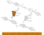 Chrysler Oem 17-22 Compass Drive Axles-support Bracket 68297410AA. Fixed Price $66.10.