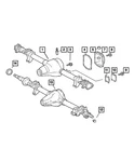 Genuine Mopar Thrust Ring Left 5134665AA. Fixed Price $33.42.