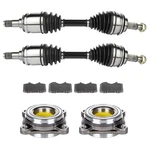 Front Cv Axles + Brake Pads Wheel Bearing Hub For Lexus GX470 4.7L 2003-2009. Fixed Price $227.68.