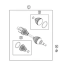 Genuine Mopar Half Shaft Boot Kit 68090632AA. Fixed Price $34.66.