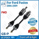 Oe Front Pair Cv Axle Shaft Set 2006-09 Ford Fusion Mercury Milan Zephyr Fwd. Fixed Price $199.39.